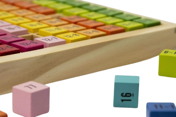 Joc educativ pentru copii, Tabla inmultirii, Montessori, 5 ani+, EduJucarii [3]