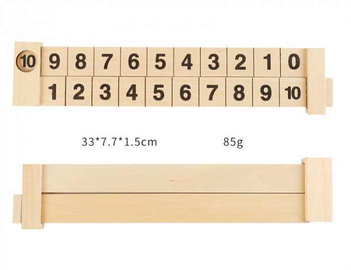 Joc educativ pentru operatii matematice, lemn, Arithmetic Artifact, 3 ani+, EduJucarii [8]