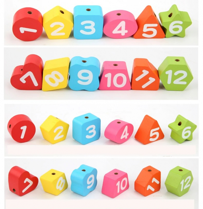 Joc Educativ si Distractiv din lemn, ceas cu jetoane puzzle, Montessori, + 3 ani, Edujucarii [5]