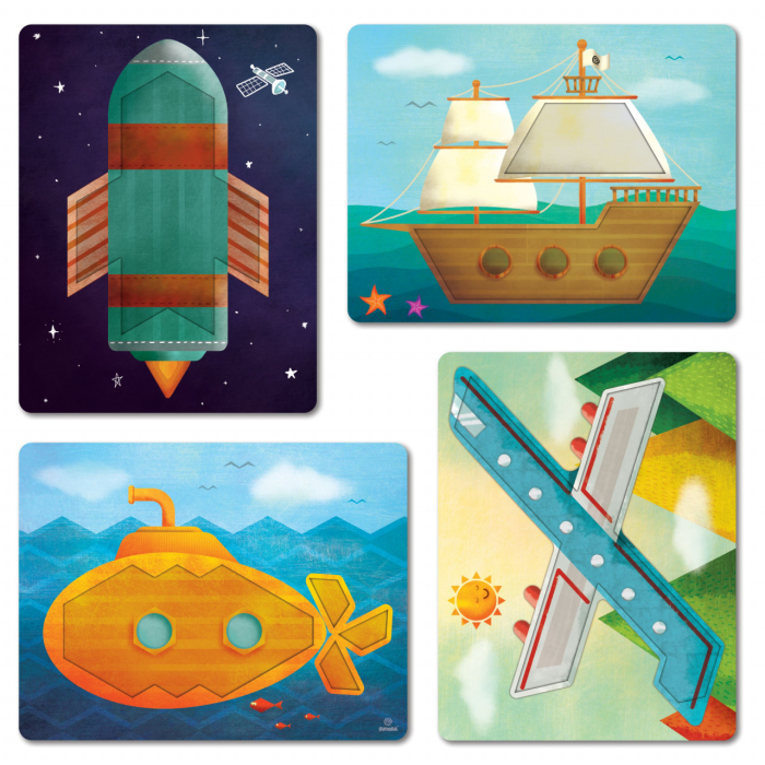 Joc educativ tip mozaic cu forme trapezoidale, Explorare [4]
