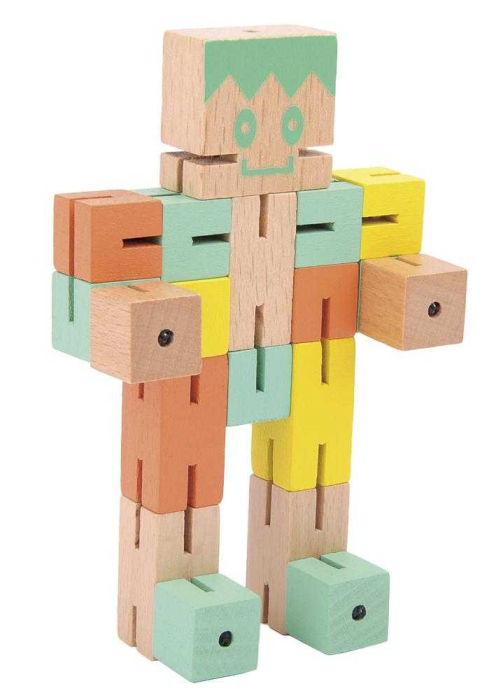 Joc logic IQ 3D puzzle Baiat verde, Fridolin [4]