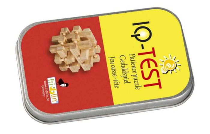 Joc logic IQ 3D Puzzle in cutie metalica-2, Fridolin [5]