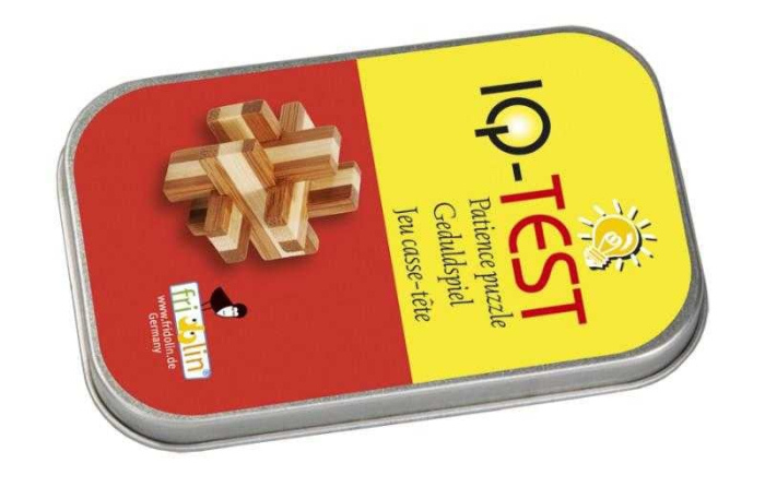 Joc logic IQ 3D Puzzle in cutie metalica-6, Fridolin [2]