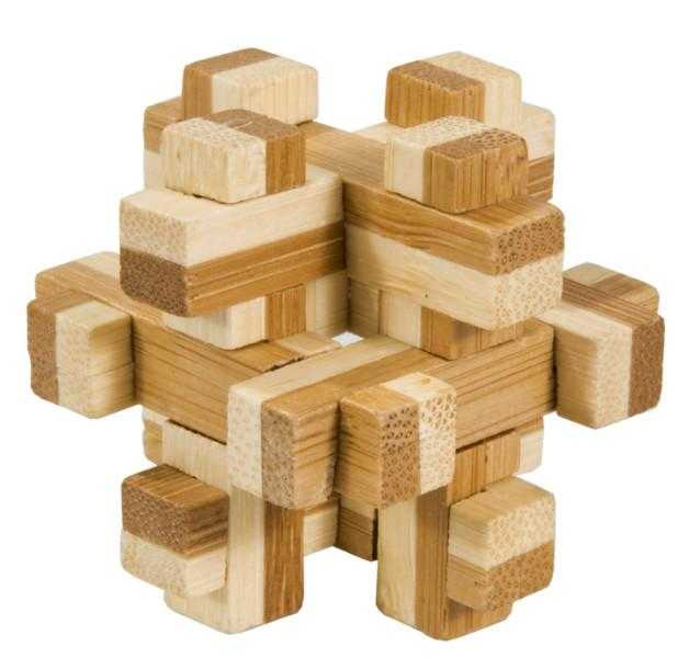 Joc logic IQ 3D Puzzle in cutie metalica Construction, Fridolin [2]