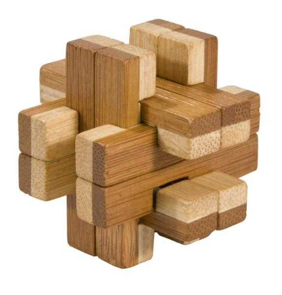 Joc logic IQ 3D Puzzle in cutie metalica Doubleblock, Fridolin [2]