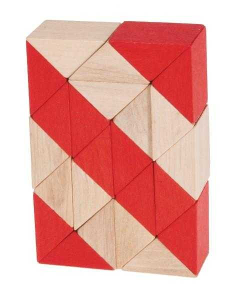 Joc logic IQ 3D Puzzle Sarpe natur-rosu, Fridolin [2]