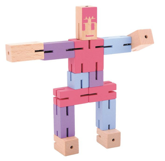 Joc logic IQ Puzzle 3D Figurina violet, Fridolin [4]