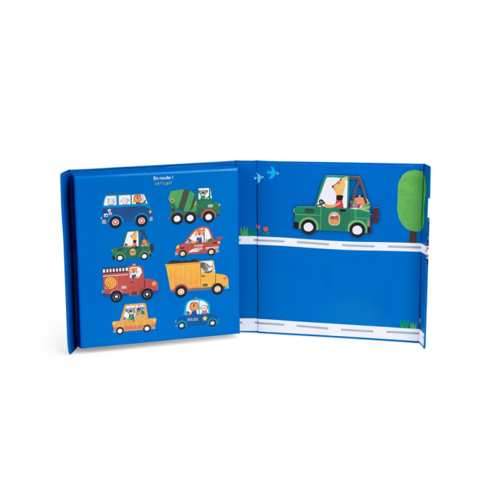 Joc magnetic Vehicule Les Popipop, Moulin Roty [4]