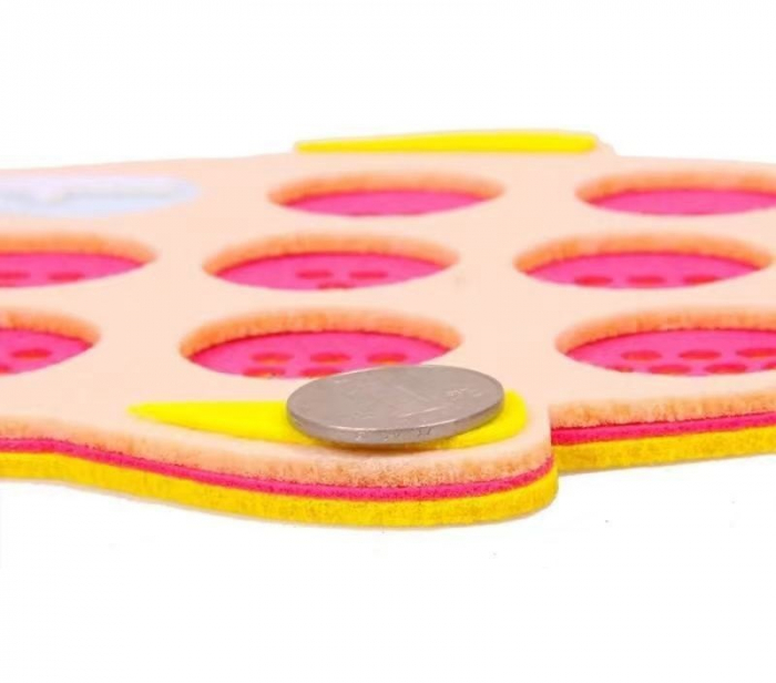 Joc educativ montessori,  numere, prescolari fetru, Peste, 25 x 18.5 cm, 3 ani+, Edujucarii [5]