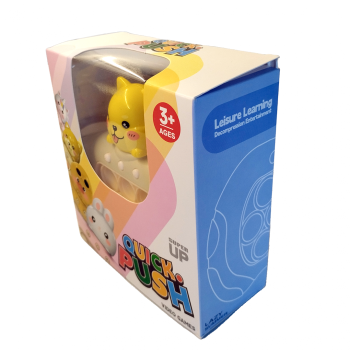 Joc Pop It electronic, interactiv, consola pentru copii si adulti, Antistres, Sunete si Lumini, Portabil, multe Niveluri, 4 Moduri, Multiplayer, Memorie, Score Mode, Squeeze Poppet, Antistres, Pisicut [5]