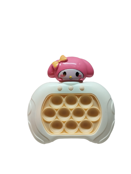 Joc Pop It electronic, interactiv, consola pentru copii si adulti, Antistres, Sunete si Lumini, Portabil, 4 Moduri, Multiplayer, Memorie, Score Mode, Squeeze Poppet, Antistres, Hello Kitty [2]
