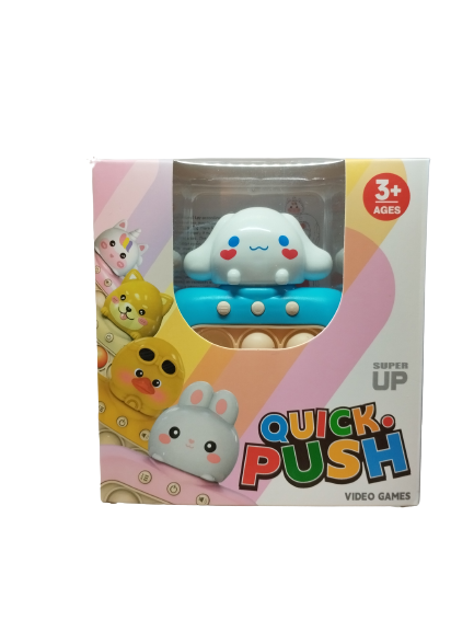 Joc Pop It electronic, interactiv, consola pentru copii si adulti, Antistres, Sunete si Lumini, Portabil, multe Niveluri, 4 Moduri, Multiplayer, Memorie, Score Mode, Squeeze Poppet, Antistres, Cinnamo [4]