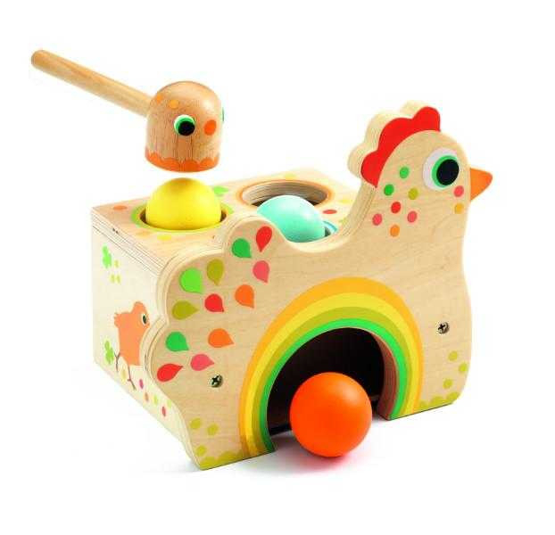 Jucarie bebe Gaina cu oua Tapatou, Djeco [2]
