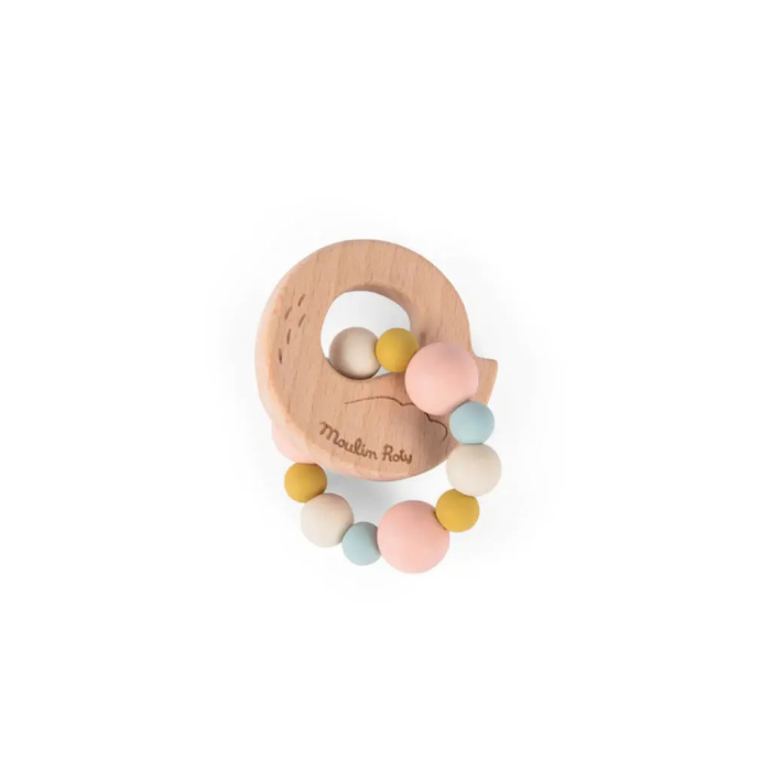 Jucarie bebe Inel de dentitie Lebada, Moulin Roty [3]