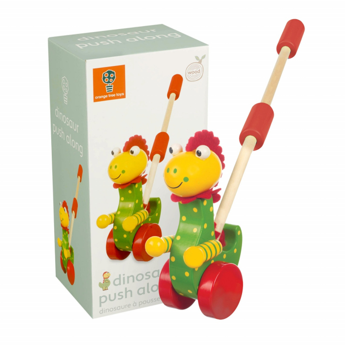 Jucarie de impins dinozaur, Orange Tree Toys [4]
