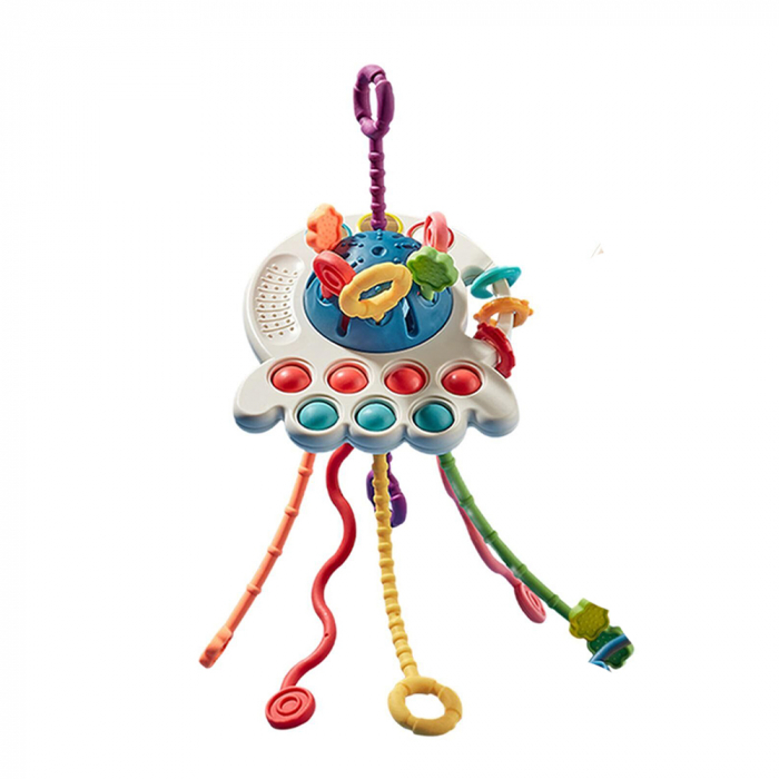 Jucarie educationala Montessori pentru bebelusi, invatare timpurie, dezvoltare senzoriala, dentitie fara BPA, 1-3 ani [2]