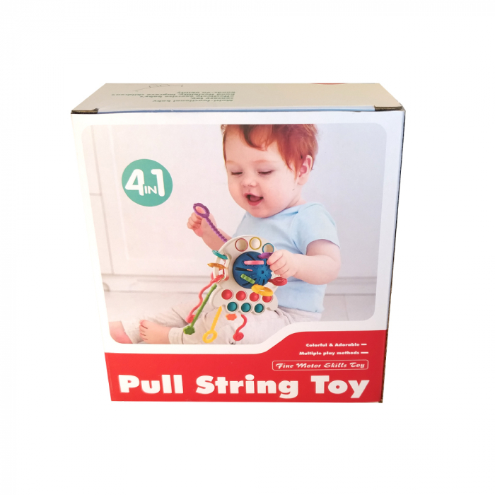 Jucarie educationala Montessori pentru bebelusi, invatare timpurie, dezvoltare senzoriala, dentitie fara BPA, 1-3 ani [5]