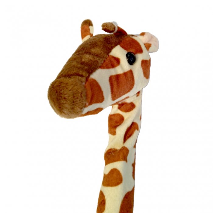 Jucarie interactiva Girafa din plus, Cactus Vorbitor, Dansator, Canta, Danseaza, Vorbeste si Inregistreaza, 20 melodii pentru copii, Lumini 32 cm, cu incarcare usb [3]