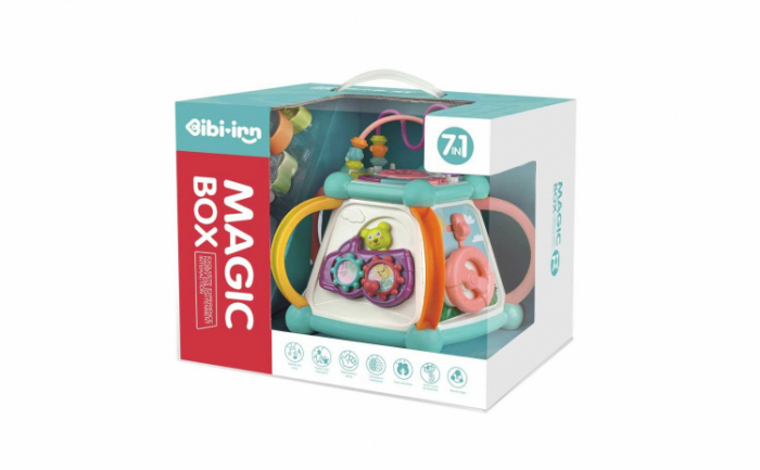 Jucarie interactiva si educativa 7 in 1 cu sunete si lumini, centru de activitati multiple, Albastru carolina, 3 ani+, Edujucarii [9]