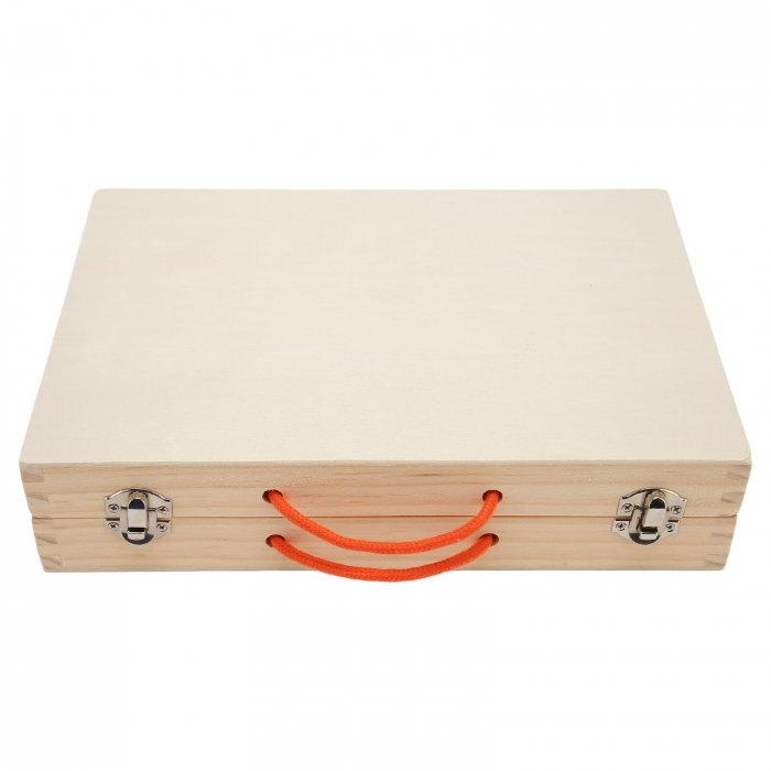 Jucarie Interactiva, Trusa cu unelte din lemn, Montessori, pentru copii, 3 ani + [8]