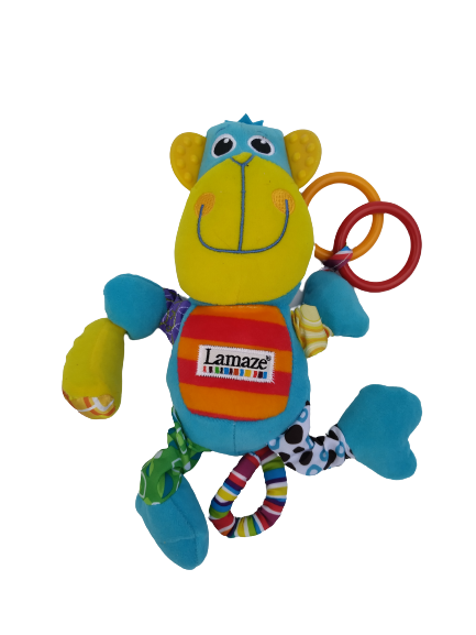 Jucarie pentru bebelusi, invatare timpurie, dezvoltare senzoriala, dentitie fara BPA, 0 luni, multicolor, Gorila - EDUJUCARII [2]