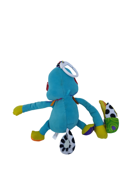Jucarie pentru bebelusi, invatare timpurie, dezvoltare senzoriala, dentitie fara BPA, 0 luni, multicolor, Monkey - EDUJUCARII [3]