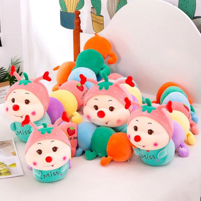 Jucarie plus Omida cu inele, Perna haioasa, multicolor, Capsunica Miss, 80 cm [7]