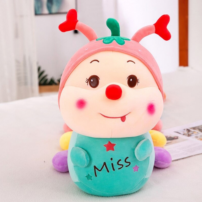 Jucarie plus Omida cu inele, Perna haioasa, multicolor, Capsunica Miss, 80 cm [5]