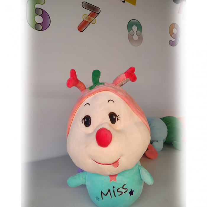 Jucarie plus Omida cu inele, Perna haioasa, multicolor, Capsunica Miss, 80 cm [4]