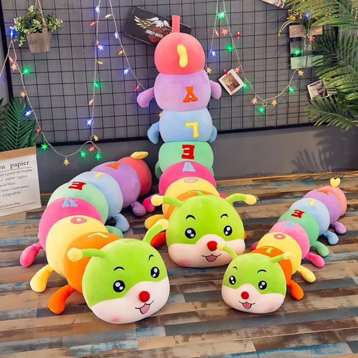 Jucarie plus Omida cu inele, Perna haioasa, multicolor, Petyou, 67 cm [7]