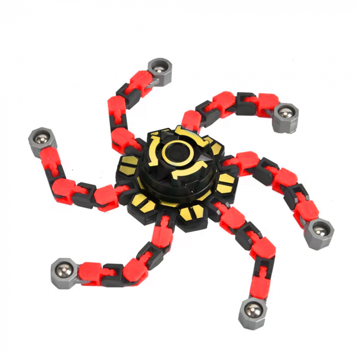 Jucărie senzorială amuzantă anti-stres pentru copii și adulți - Fidget Spinner transformabil [2]