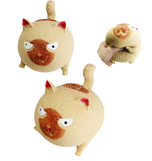 Jucarie Squeeze Squishy antistres Pop Fidget pentru copii si adulti Pisica [3]