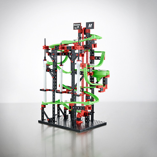 Kit STEM Cursa cu obstacole Dynamic M, Fischertechnik [4]