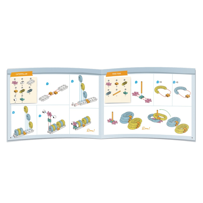 Kit STEM de construit cu tuburi flexibile, Genius Toy [4]
