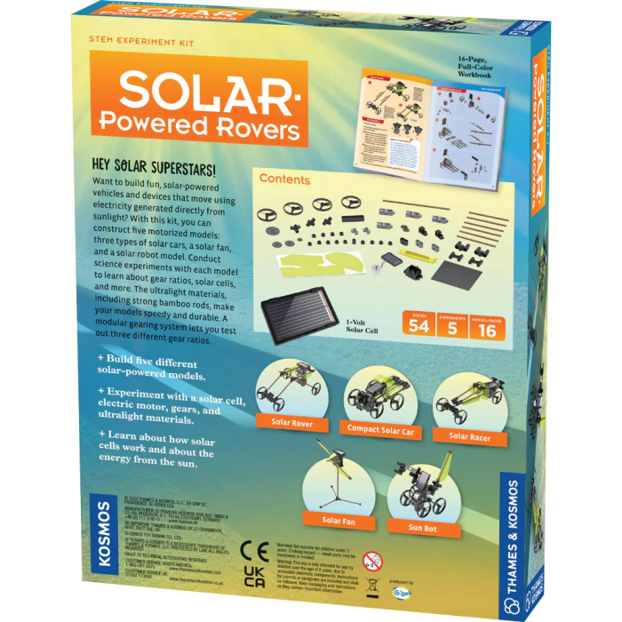Kit STEM de contruit vehicule cu energie solara, Thames & Kosmos [4]
