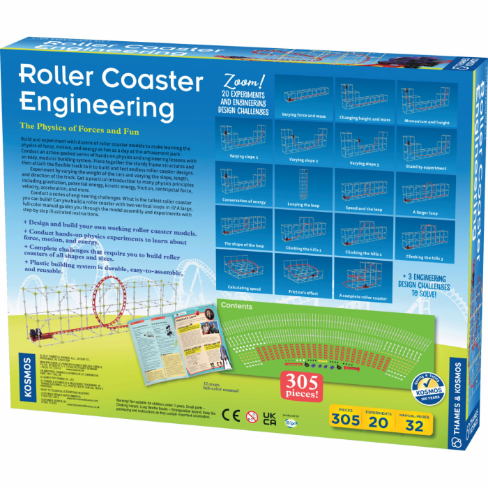 Kit STEM Inginerie pentru roller coaster. Thames & Kosmos [3]