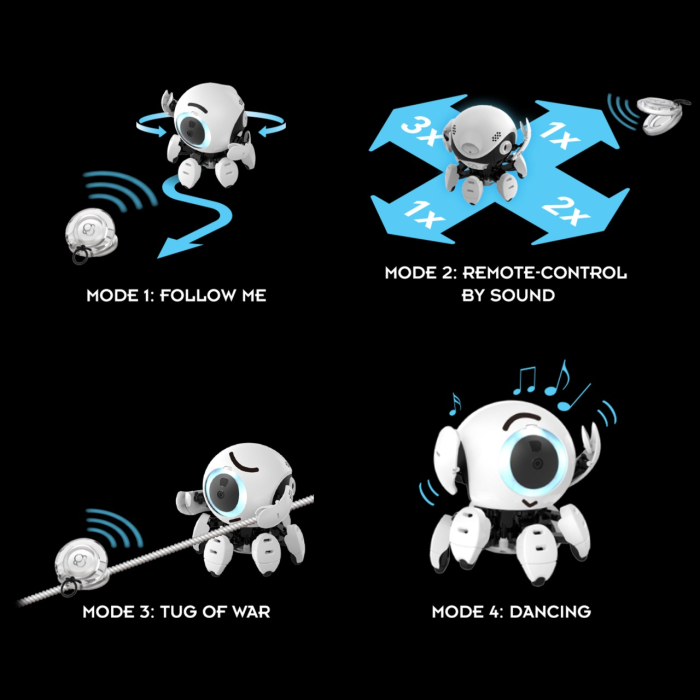 Kit STEM Robot cu detectare sonora, Thames & Kosmos [3]