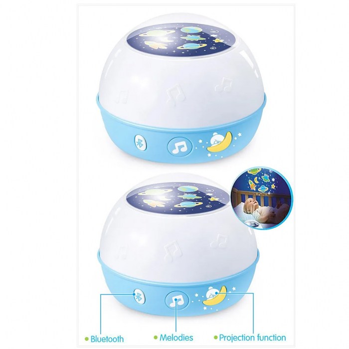 Lampa de veghe cu proiector muzical, conectare bluetooth, ObyToys - OBY Toys [5]