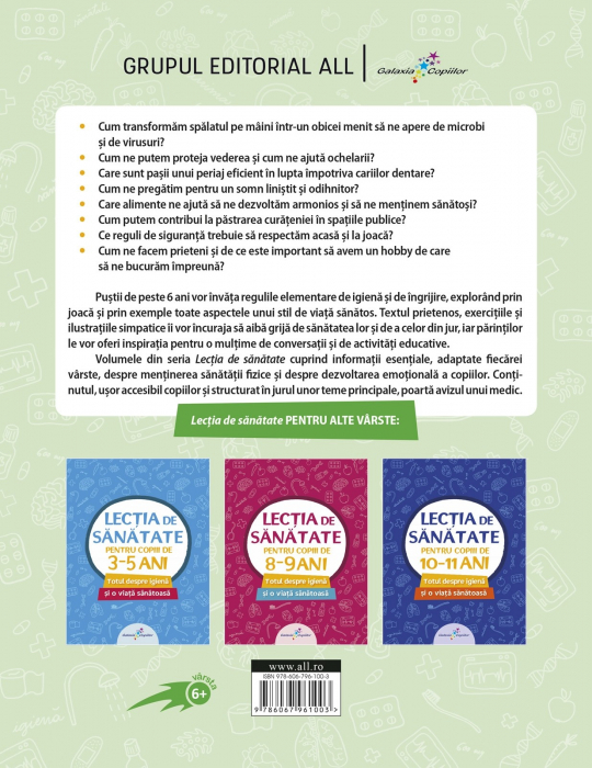 Lectia de sanatate pentru copiii de 6-7 ani, Editura ALL [3]