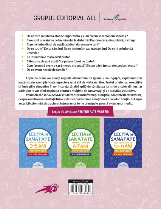 Lectia de sanatate pentru copiii de 8-9 ani, Editura ALL [3]
