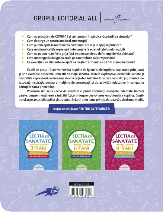 Lectia de sanatate pentru copiii de 10-11 ani, Editura ALL [3]