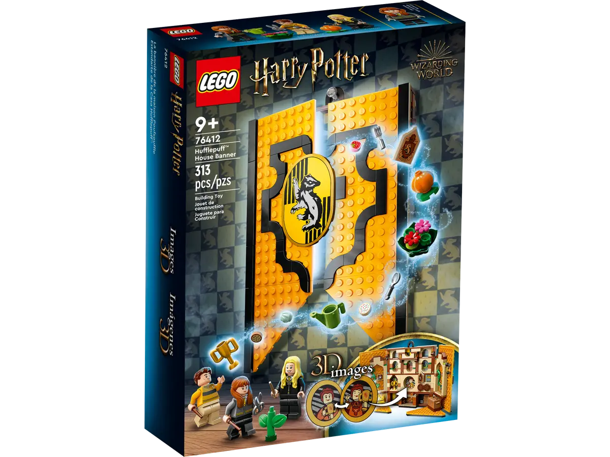 LEGO Harry Potter, Bannerul Casei Hufflepuff 76412, 313 piese,  9 ani+ [2]