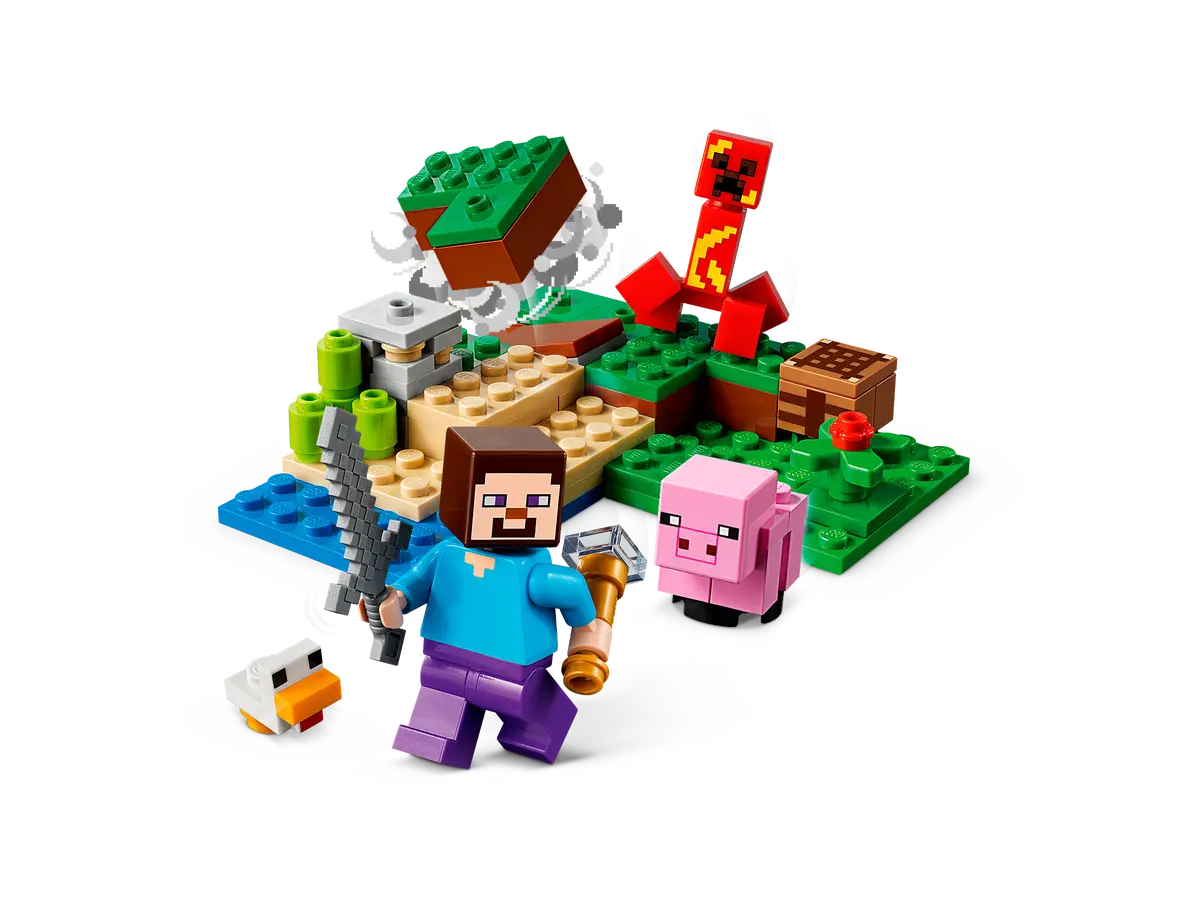 LEGO® Minecraft - Ambuscada Creeper™ 21177, 72 piese, 7 ani+ [3]