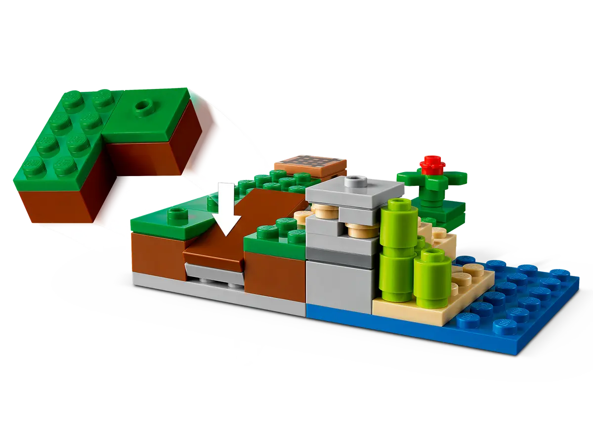 LEGO® Minecraft - Ambuscada Creeper™ 21177, 72 piese, 7 ani+ [4]