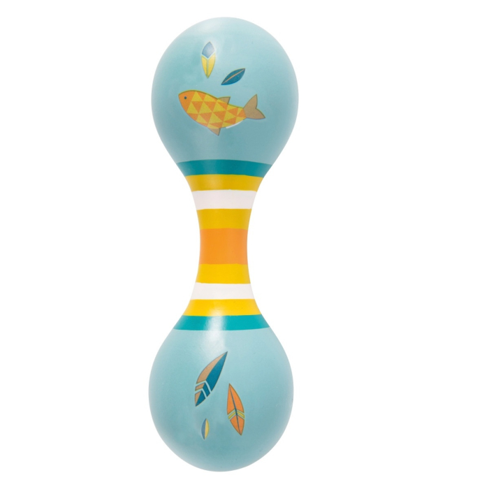 Maracas dublu albastru, Moulin Roty [4]