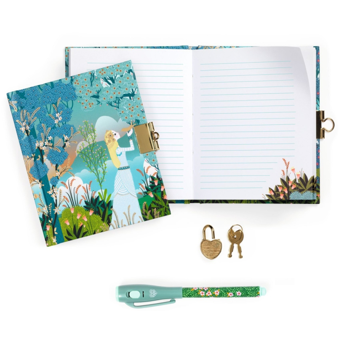 Micul jurnal secret cu pix magic Charlotte, Djeco [4]