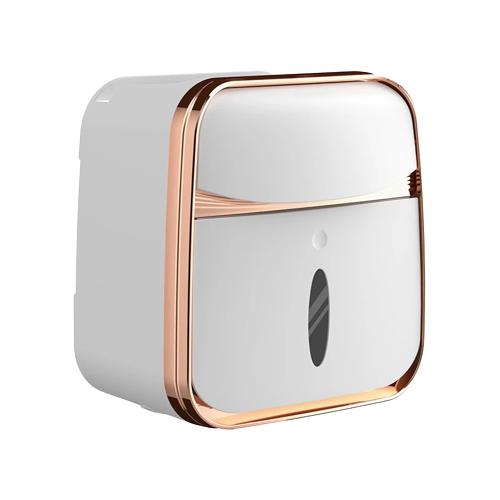 Organizator de Baie cu Sertar pentru Servetele si Suport Hartie Igienica 3-in-1 cu Tava si Suport pentru Telefon si Accesorii, Compartimentat [7]