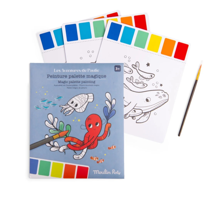 Planse preilustrate pentru pictura Aventurile lui Paulie, Moulin Roty [5]