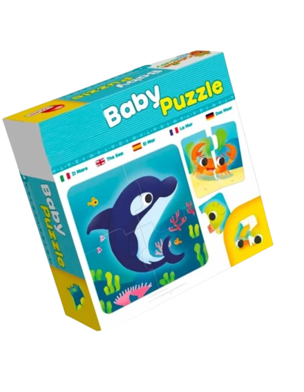 Puzzle Bebe Vietati marine, 8 puzzle-uri cu cate 4 piese fiecare [10]