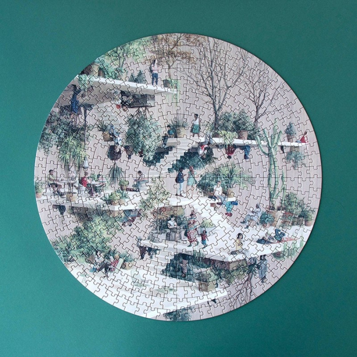 Puzzle circular Lumea, Londji [5]